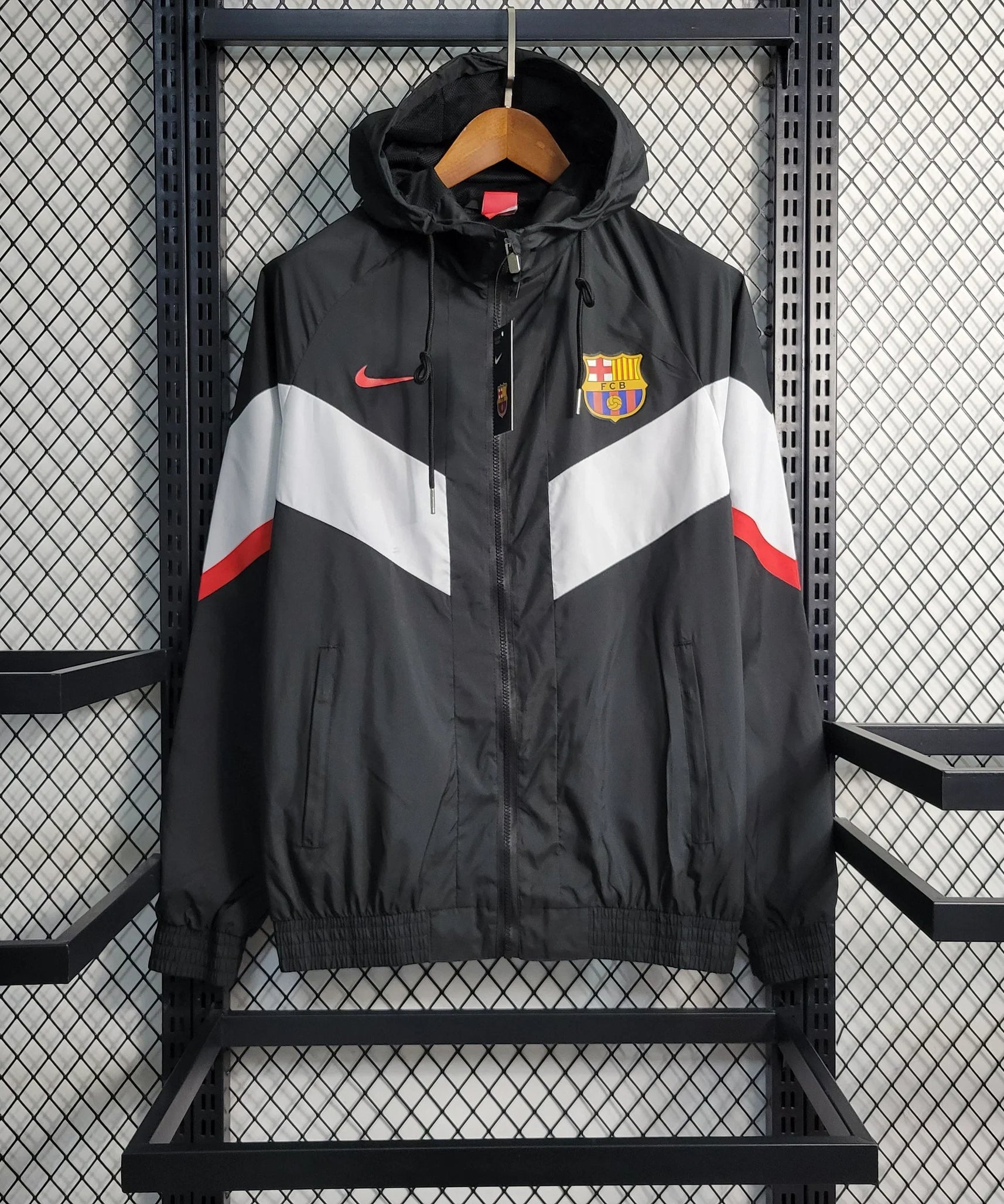 Barcelona Windbreaker Jacket 23/24 - Black