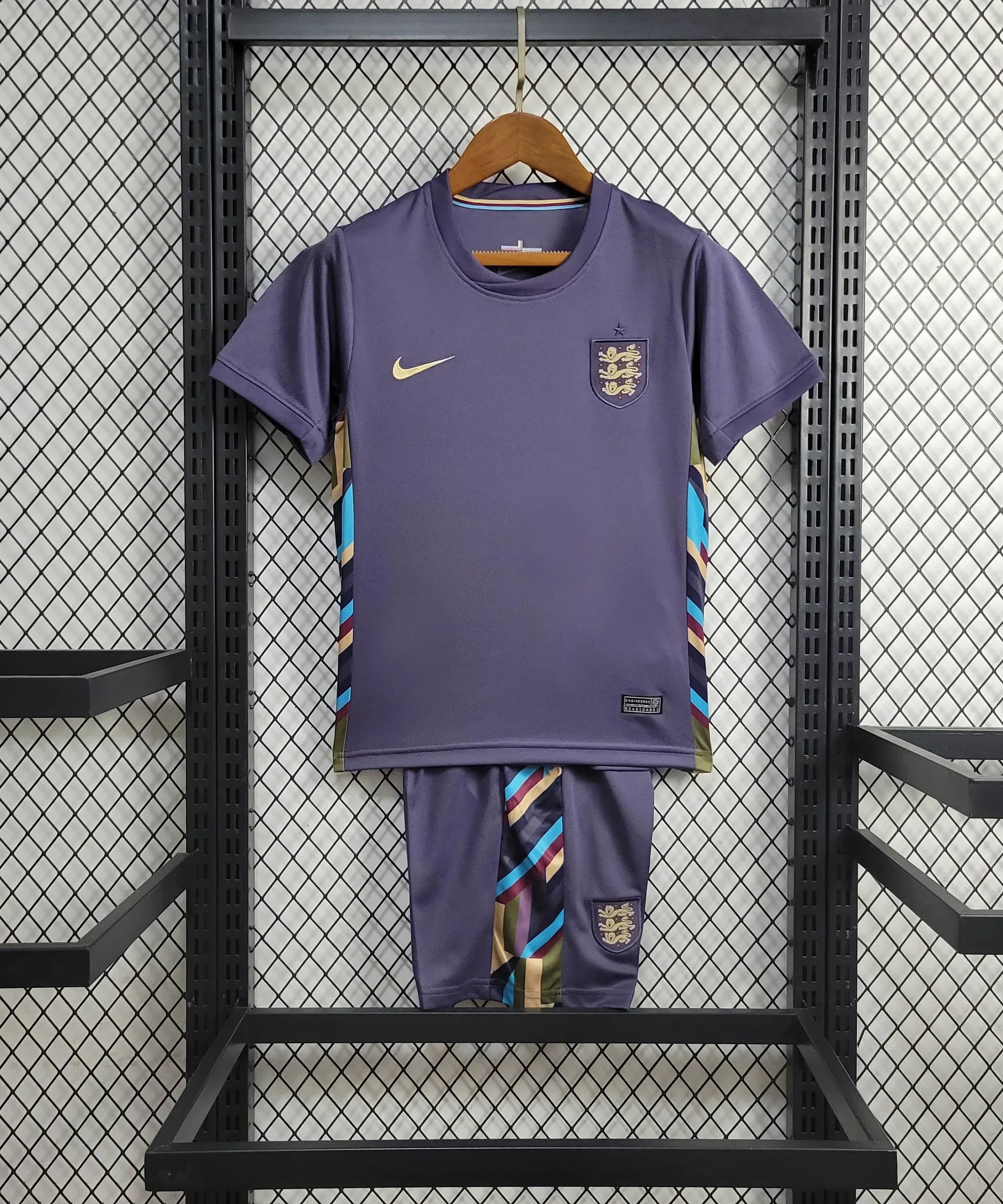 England 2024 Away Jersey Kids