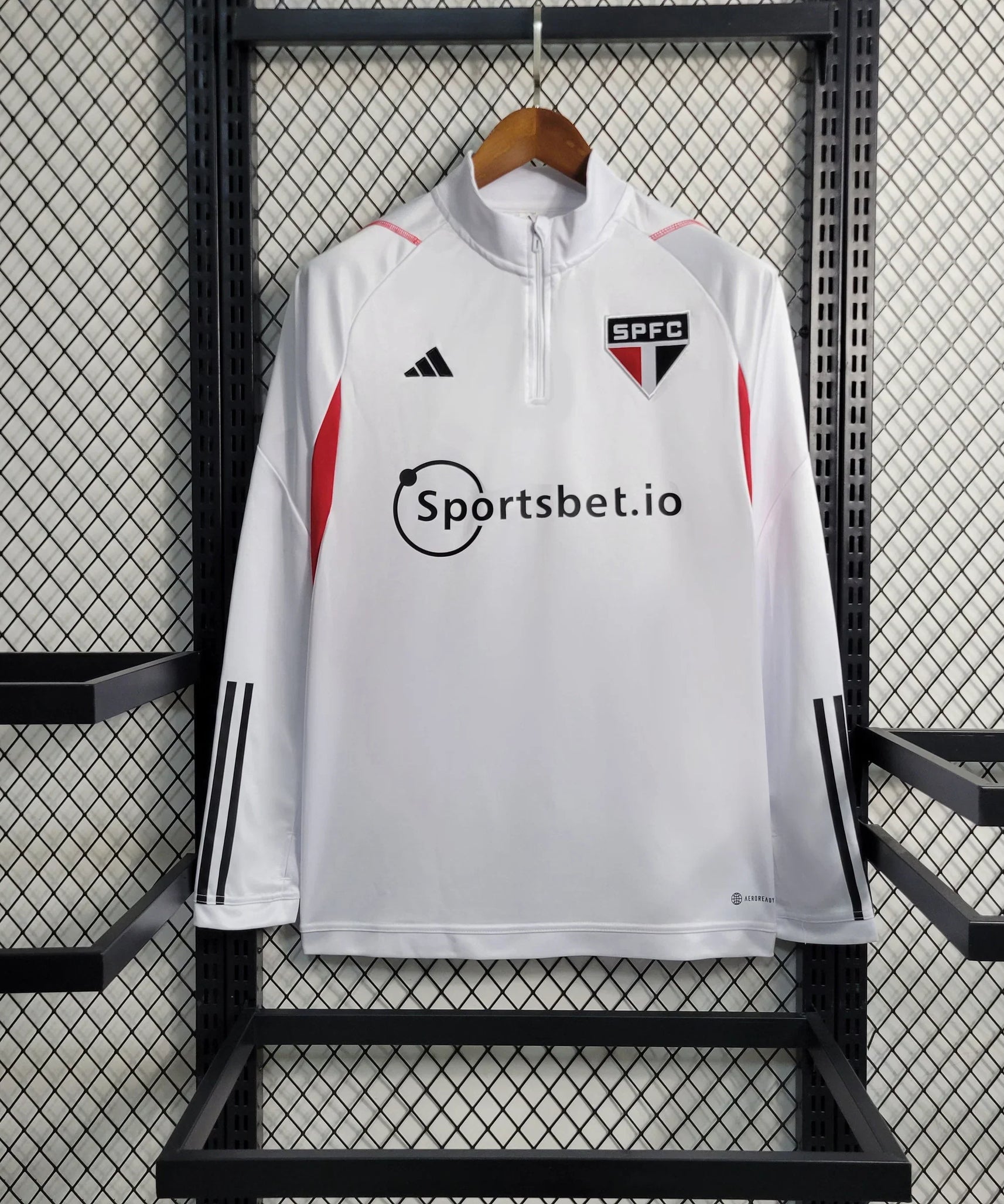 São Paulo White Windbreaker Jacket 23/24
