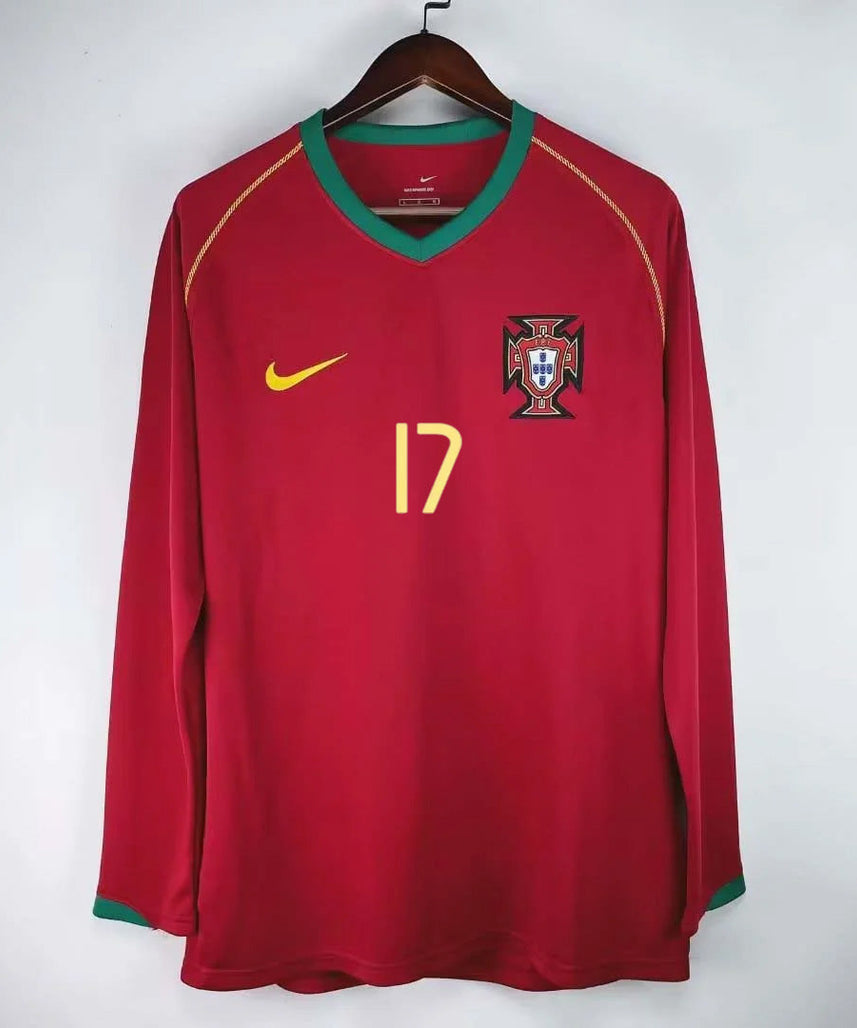 طقم البرتغال الأساسي بأكمام طويلة 2006-20077
