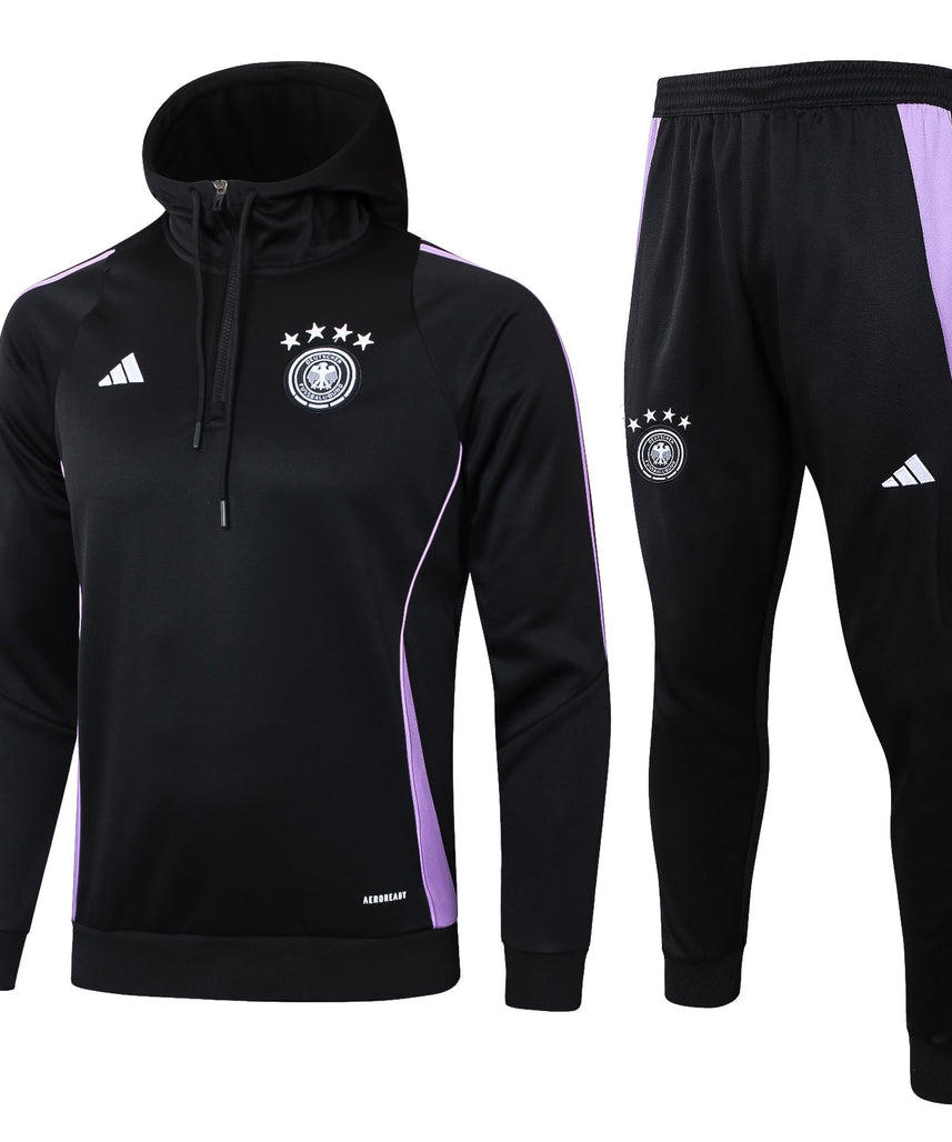 Germany 2024 Black and Pink Tracksuit