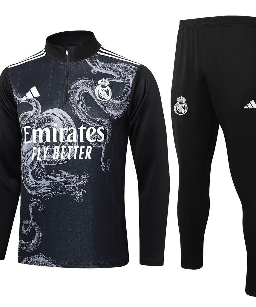 Real Madid "Black Dragon Prestige" Tracksuit