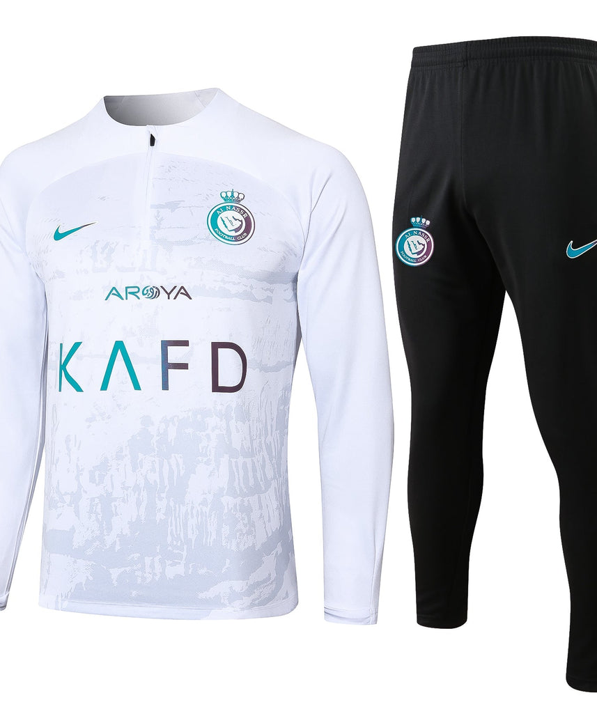 Al Nassr Black and White Tracksuit
