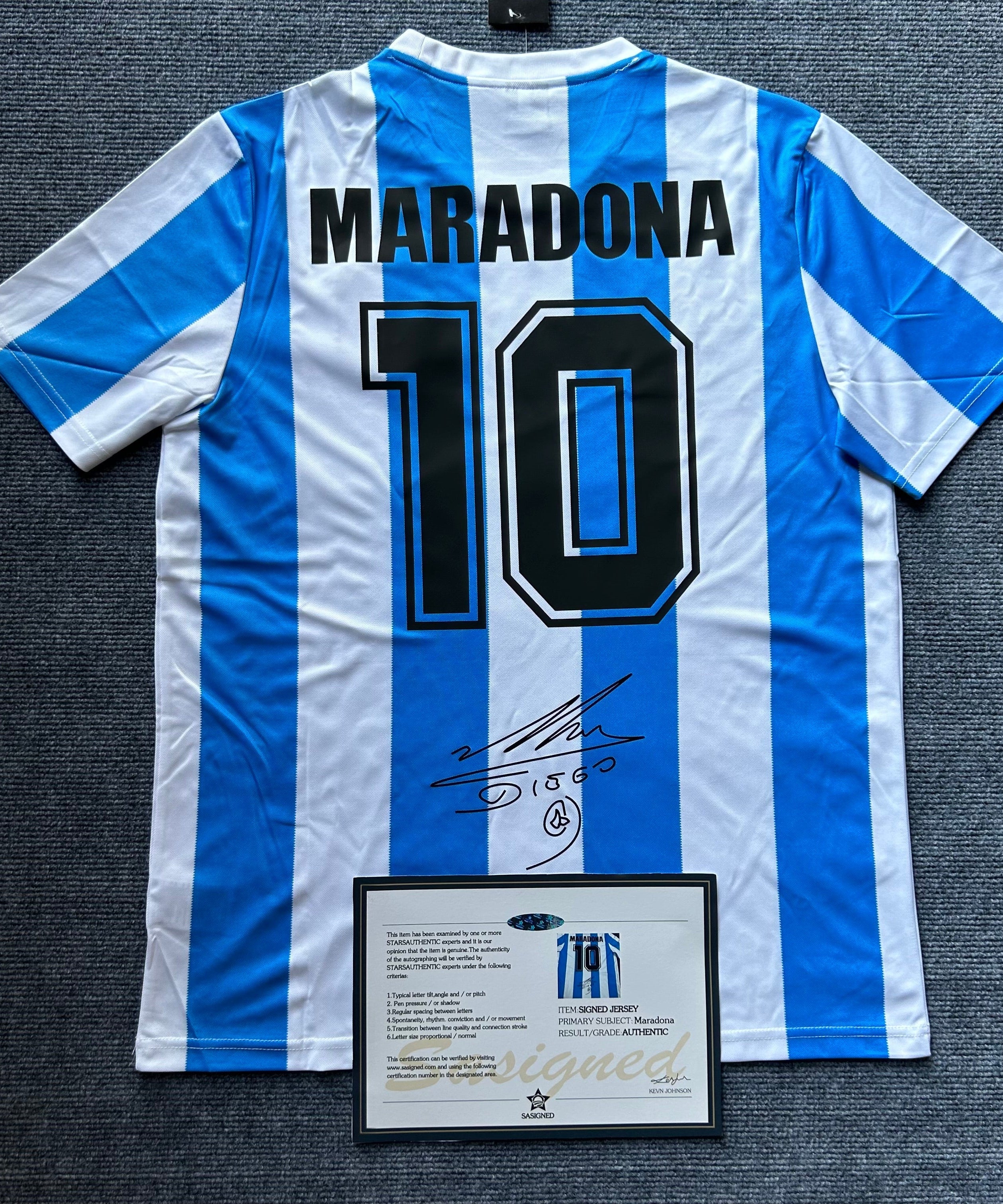 Argentina "Maradona" Signed Shirt