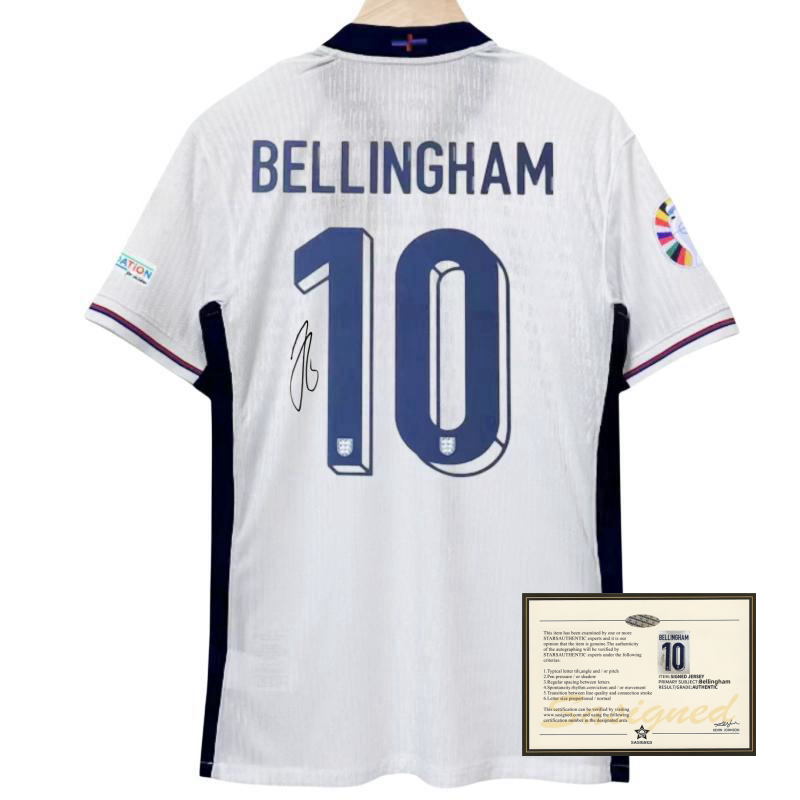 Bellingham England 24-25 Signed Jersey