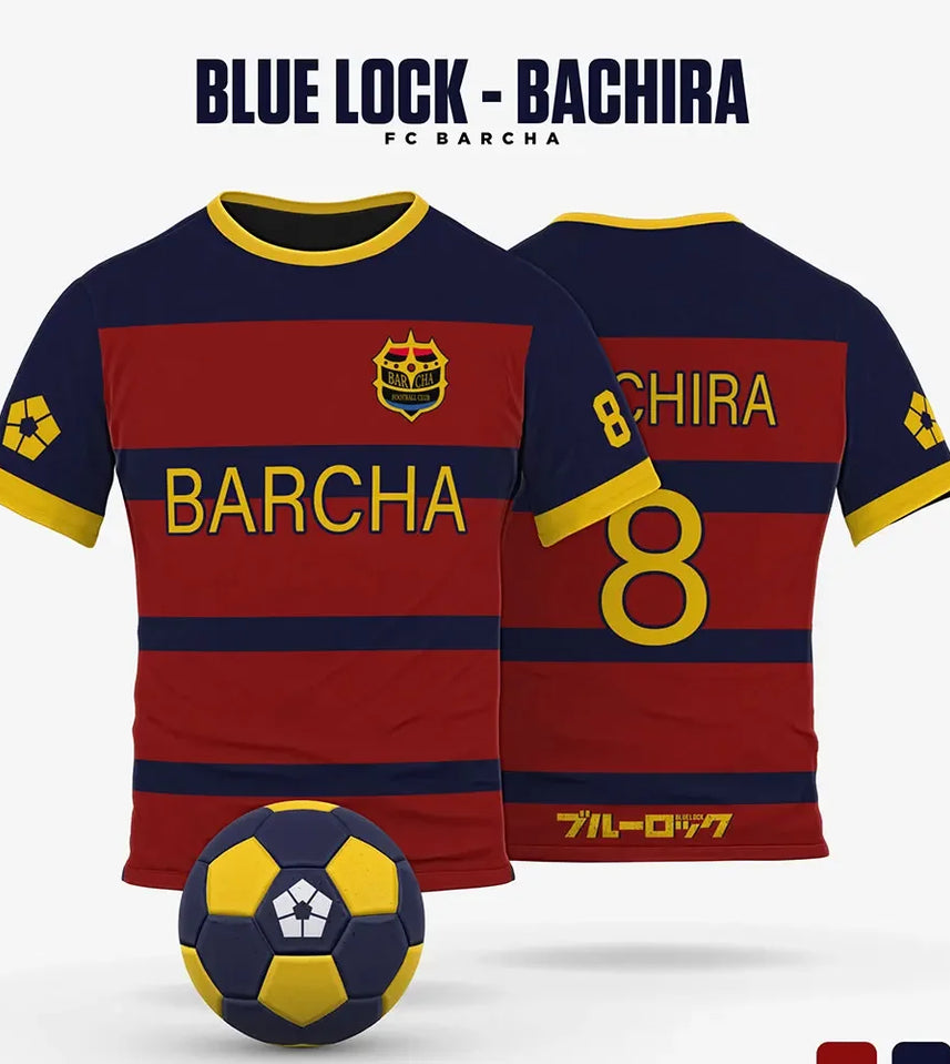 Blue Lock Jersey -  FC Barcha Home Kit