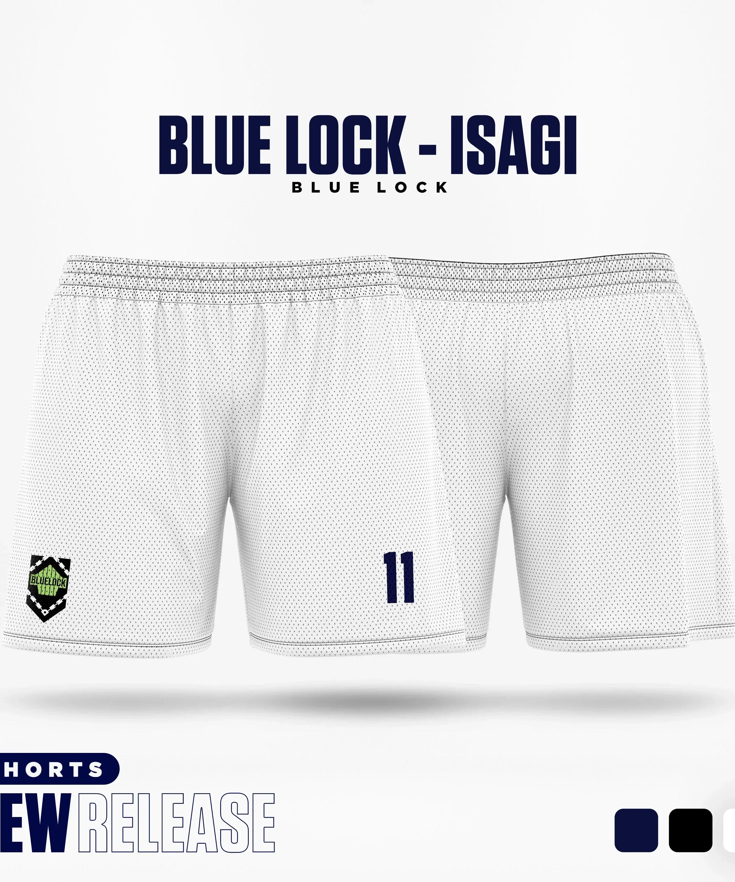 Blue Lock Shorts - Classic Away Kit