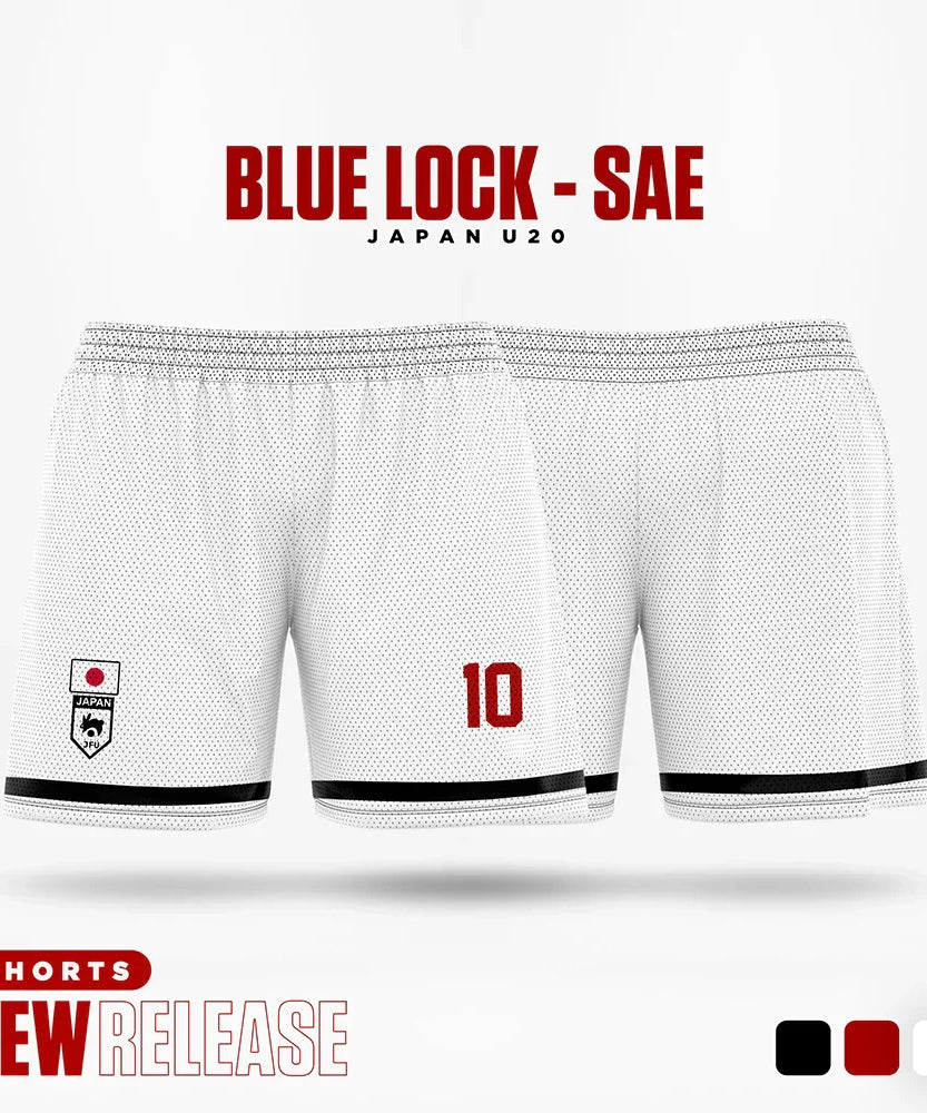 Blue Lock Shorts - U20 Japan Home Kit