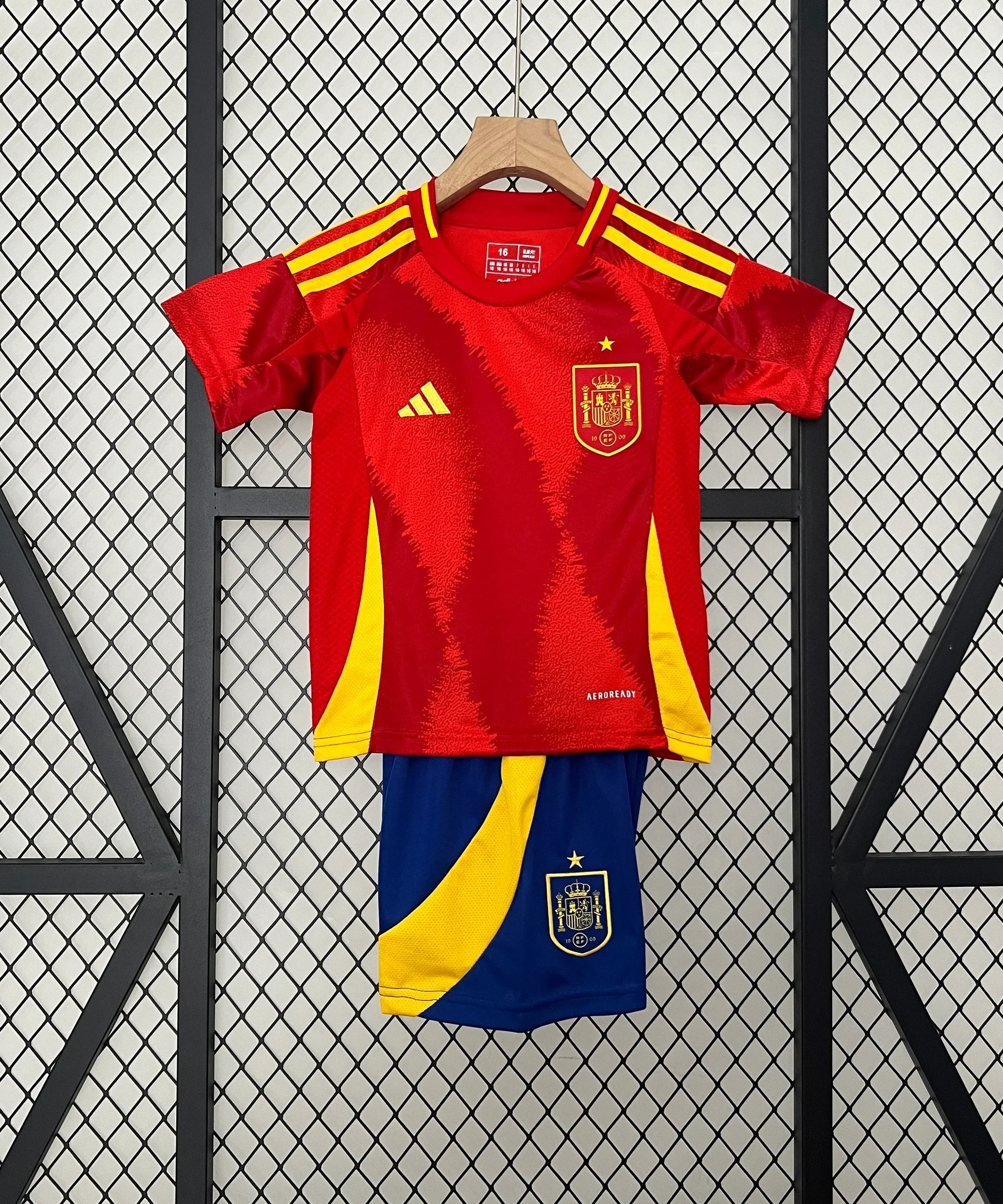 Spain 2024 Home Jersey Kids