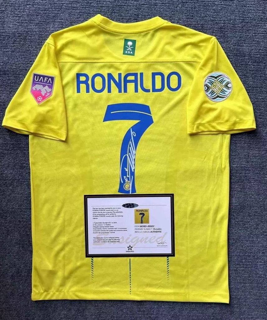 Al Nassr "Ronaldo" Signed Shirt III