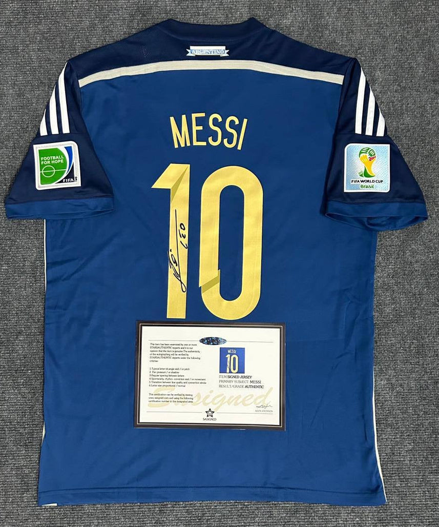 Argentina "Messi" Signed Shirt
