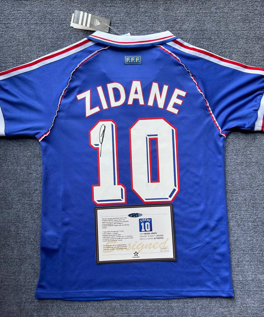 France "Zidane" Signed Shirt