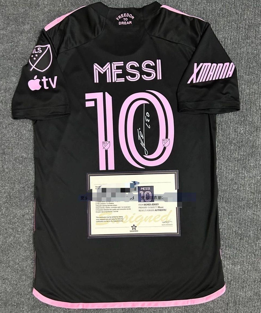 Inter Miami "Messi" Signed Shirt