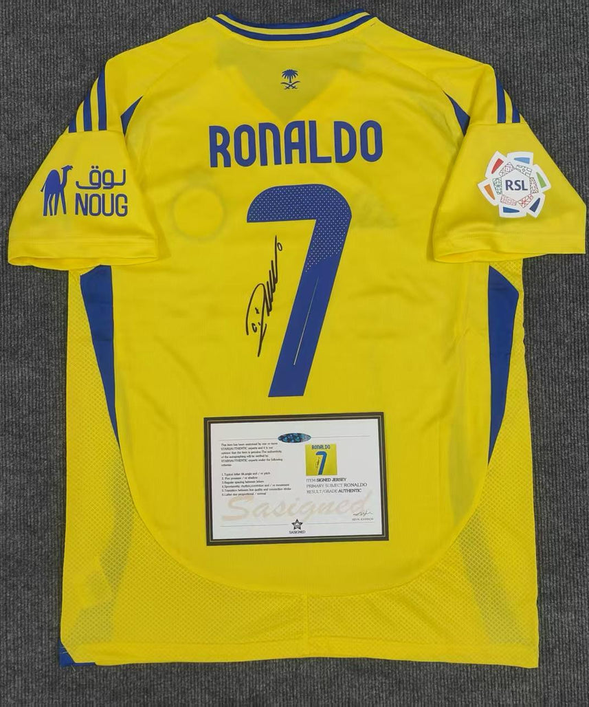 AL Nassr "Ronaldo" Signed Shirt